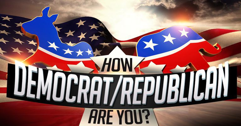 How Democrat or Republican are you