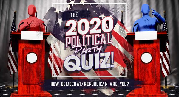 The 2020 Political Party Quiz! How Democrat/Republican Are You?